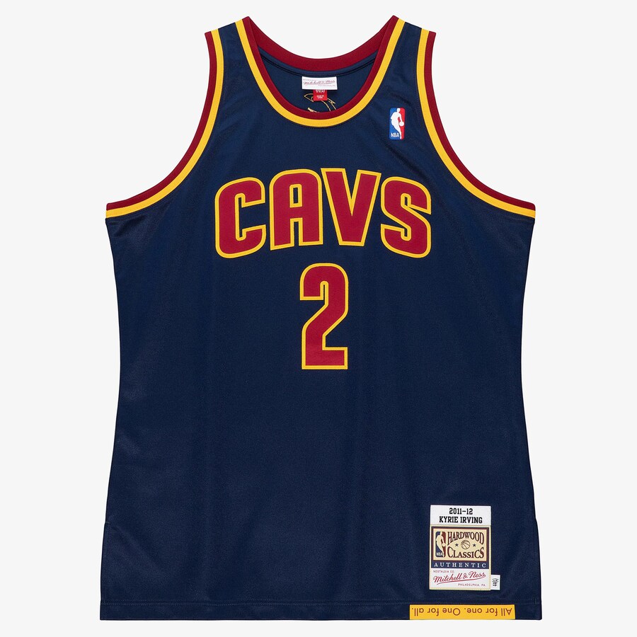 Men's Kyrie Irving Navy Cleveland Cavaliers 2011/12 Hardwood Classics Authentic Jersey mysite