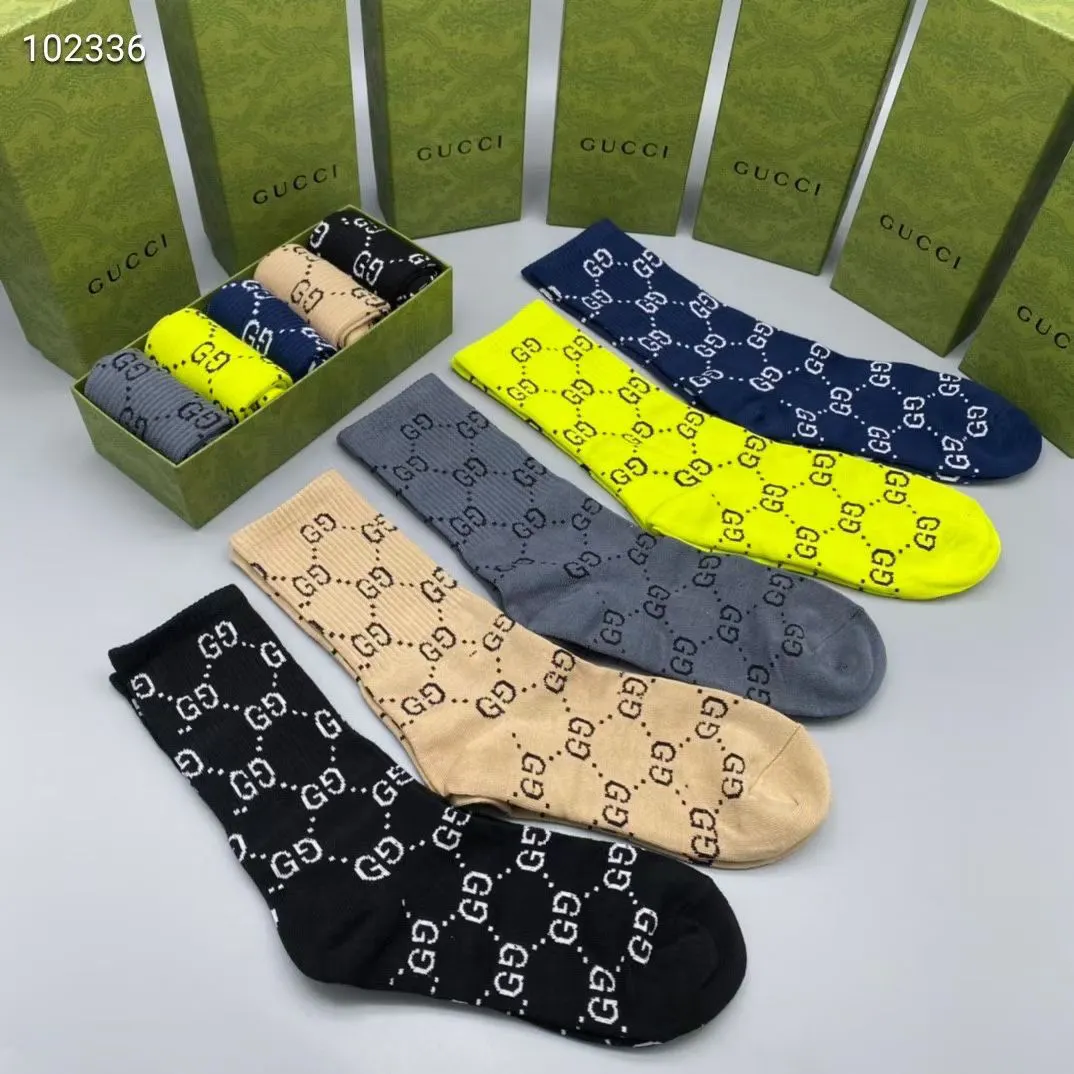 Men's Mid-Calf Long Socks Business Warm Mid-Calf Spring and Autumn New High-Quality Men's Socks New Boxed 5 Pairs