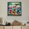 Funny Granny-Paint by Numbers Acrylic Painting 40*40CM