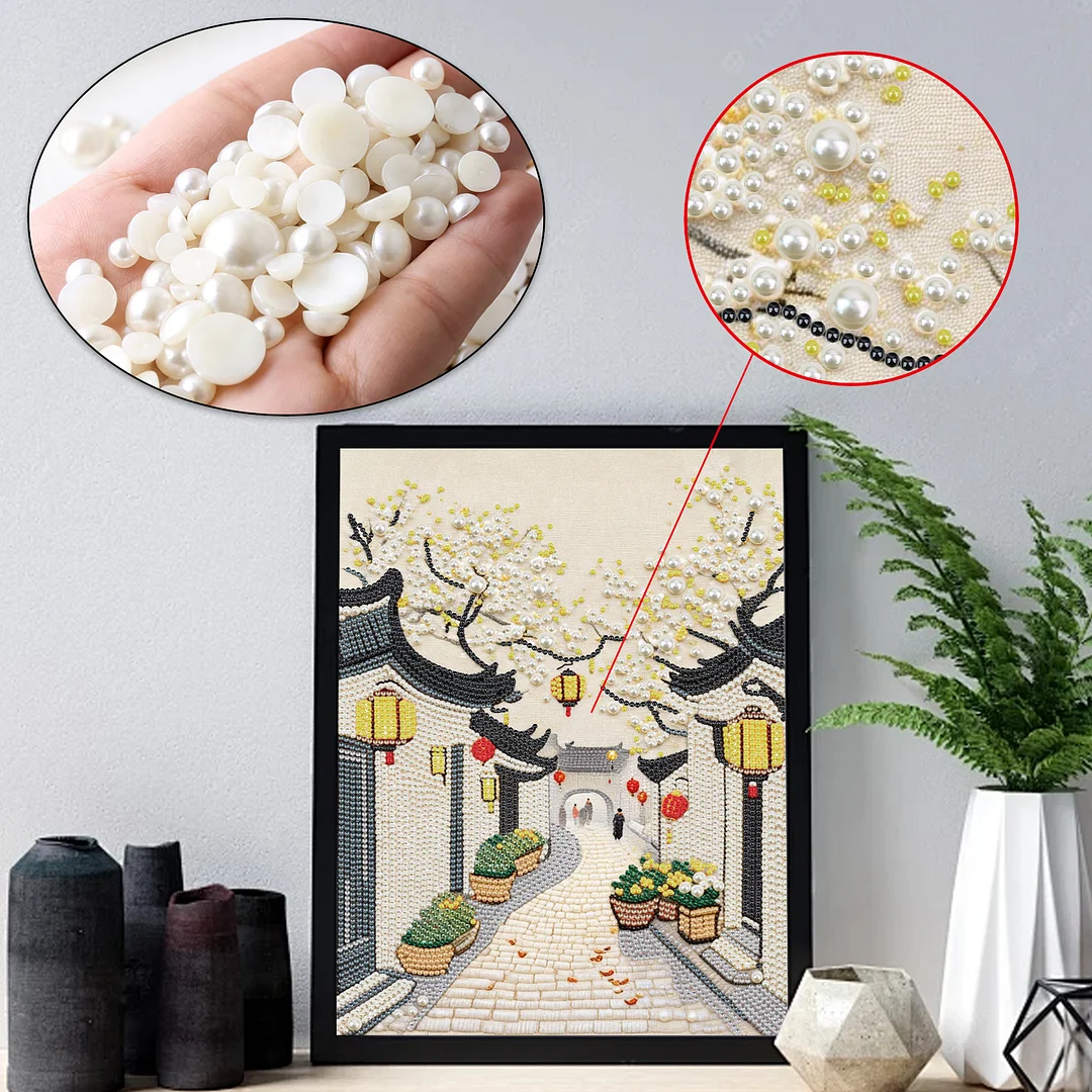 Diamond Painting - Partial Special Shaped Drill - Alley(Canvas|30x40cm)