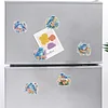 6Pcs Diamond Painting Acrylic Flower Bird Fridge Magnet