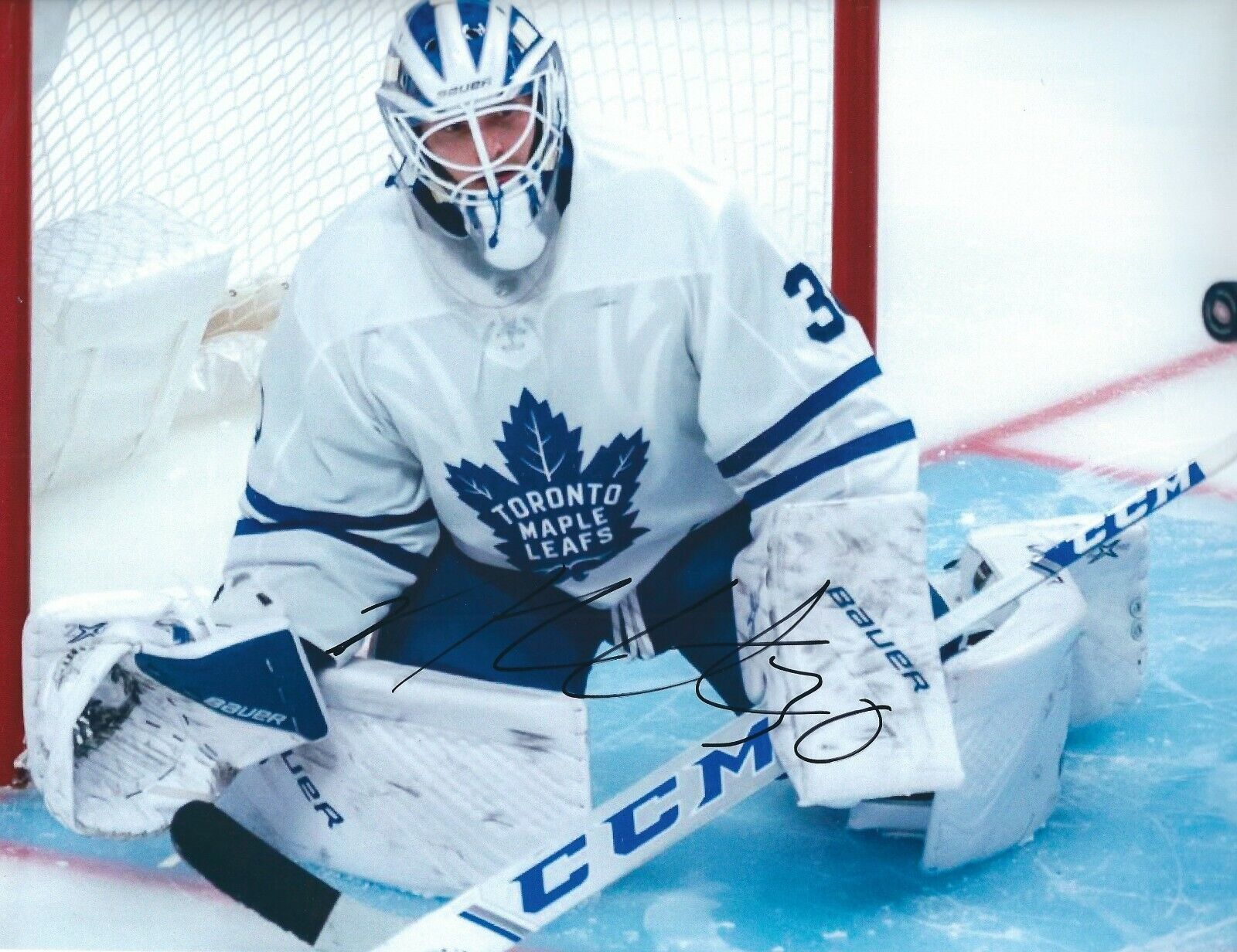 Autographed 8x10 MICHAEL HUTCHINSON Toronto Maple Leafs Photo Poster painting - COA