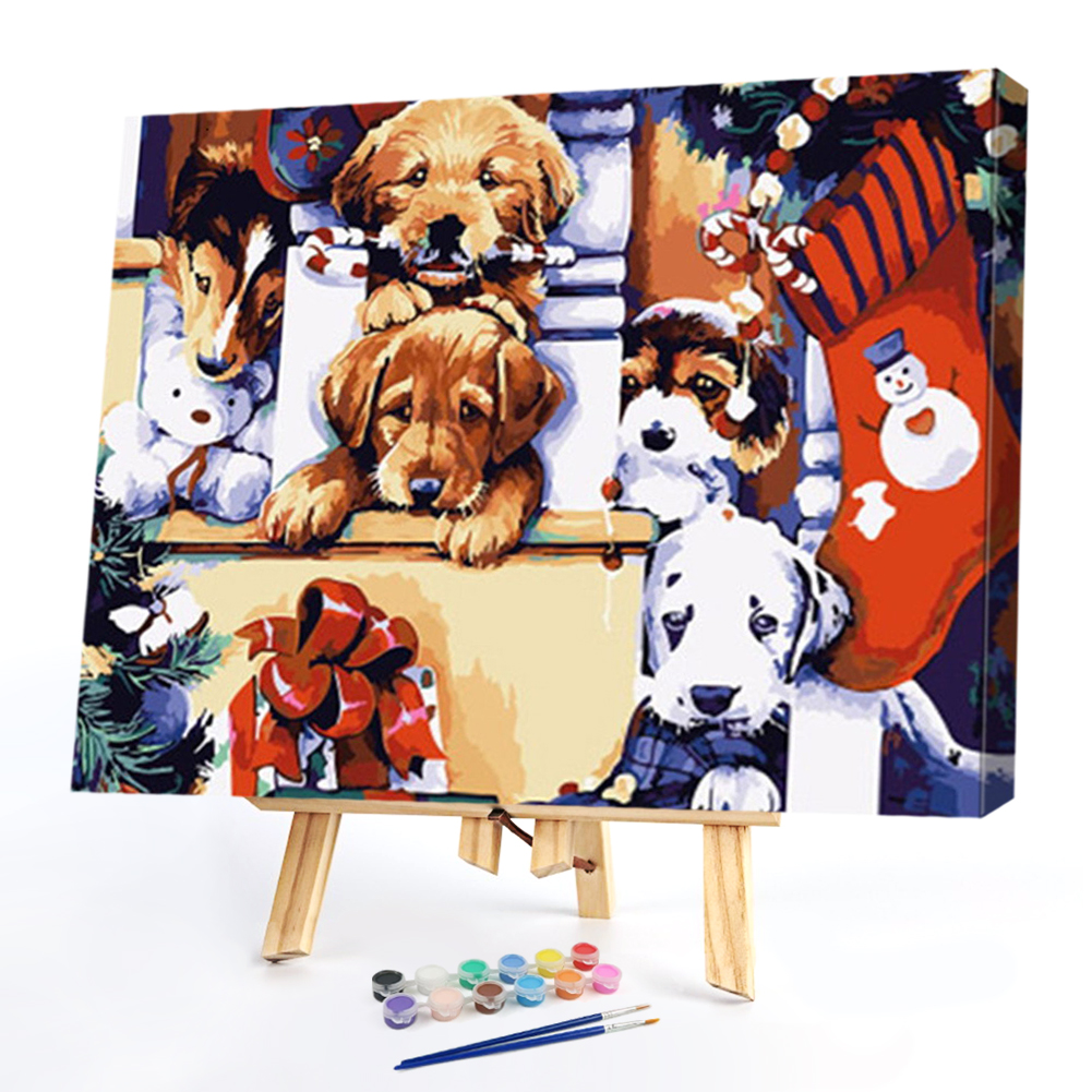 

50*40CM - Paint By Numbers - Dog, 501 Original
