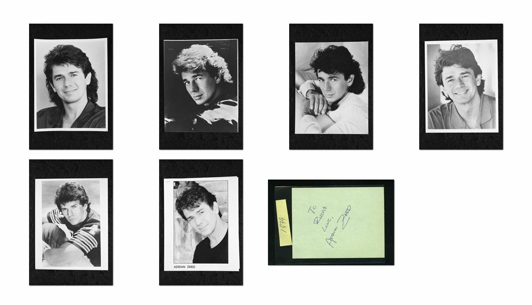 Adrian Zmed - Signed Autograph and Headshot Photo Poster painting set - Bachelor Party