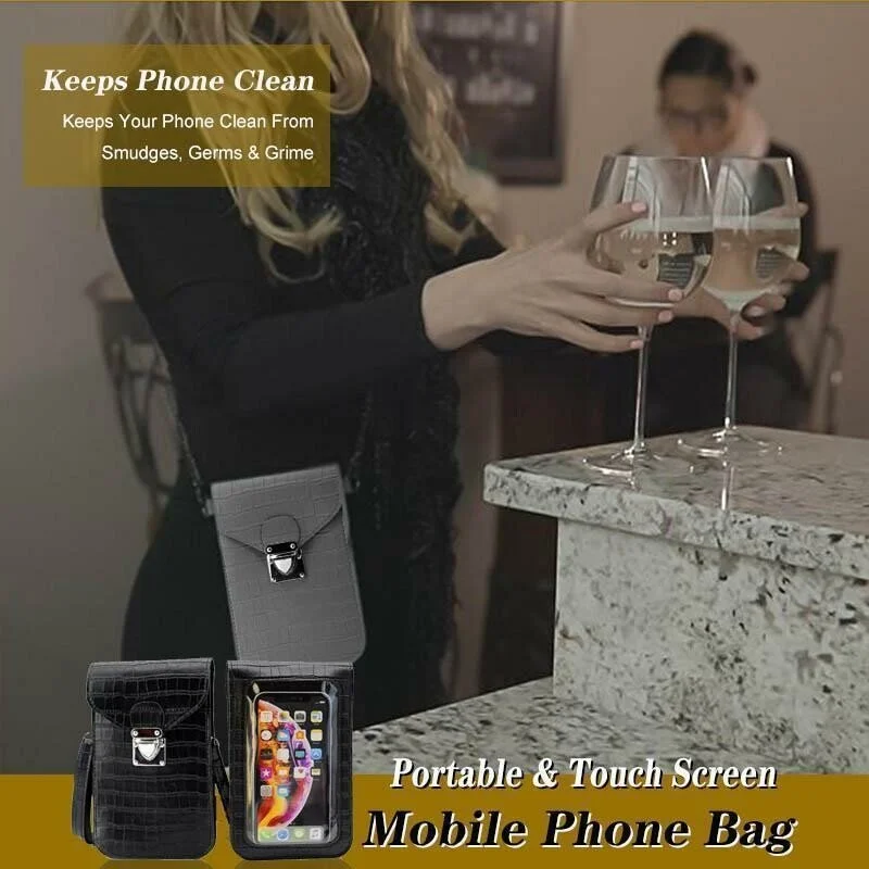 Portable Touch Screen Mobile Phone Bag