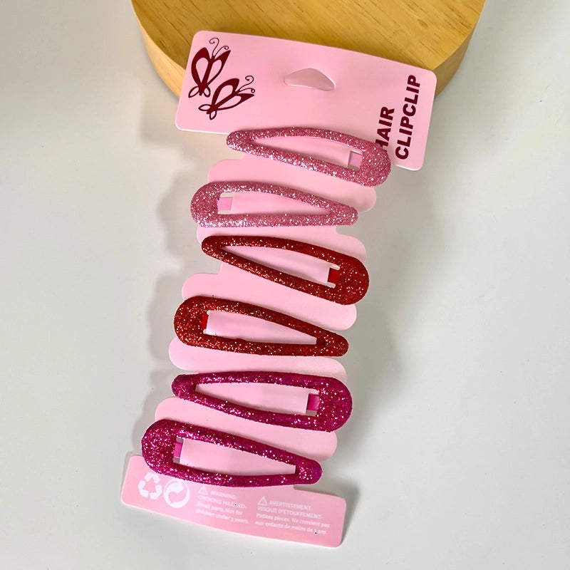 Minimalist Classic Style Kid’S Solid Color Arylic Sequins Hair Clip