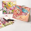 (US Only)8PCS Bird Flower DIY Diamond Art Greeting Cards Congratulations Cards & Gifts