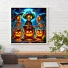 Diamond Painting-DIY Full Round Drill Halloween Skull(40*40 CM)
