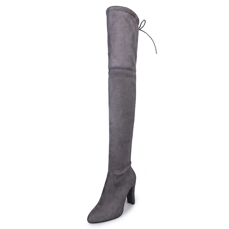 Women's Pointed Toe Over-the-knee Boots