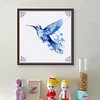 Blue And White Porcelain Hummingbird-11CT Stamped Cross Stitch 40*40cm