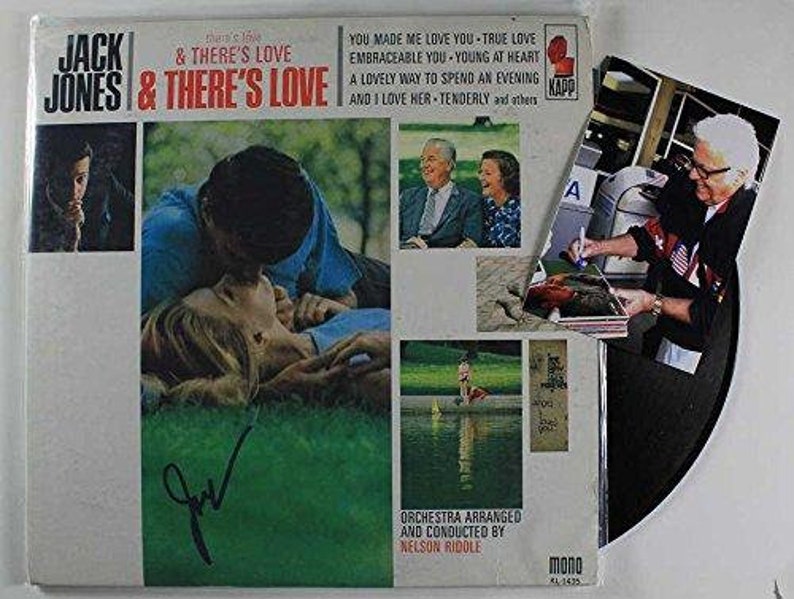 Jack Jones Signed Autographed There's Love & There's Love