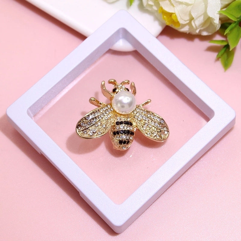 Basic Modern Style Classic Style Pin Animal Flower Alloy Plating Inlay Artificial Pearls Rhinestones Women’s Brooches