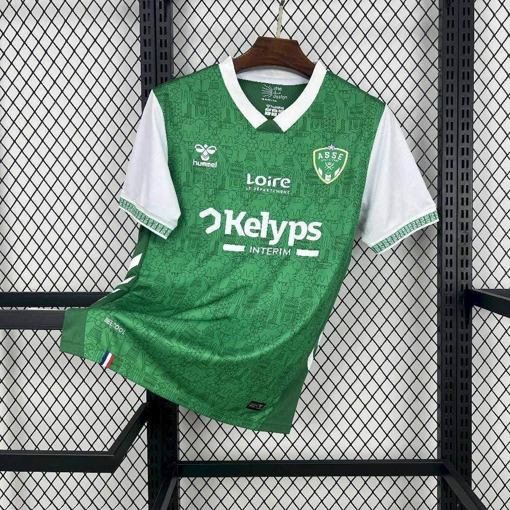 2025-2026 Saint-&Eacute;tienne Home Football Shirt 1:1 Thai Quality- Maxi Kit