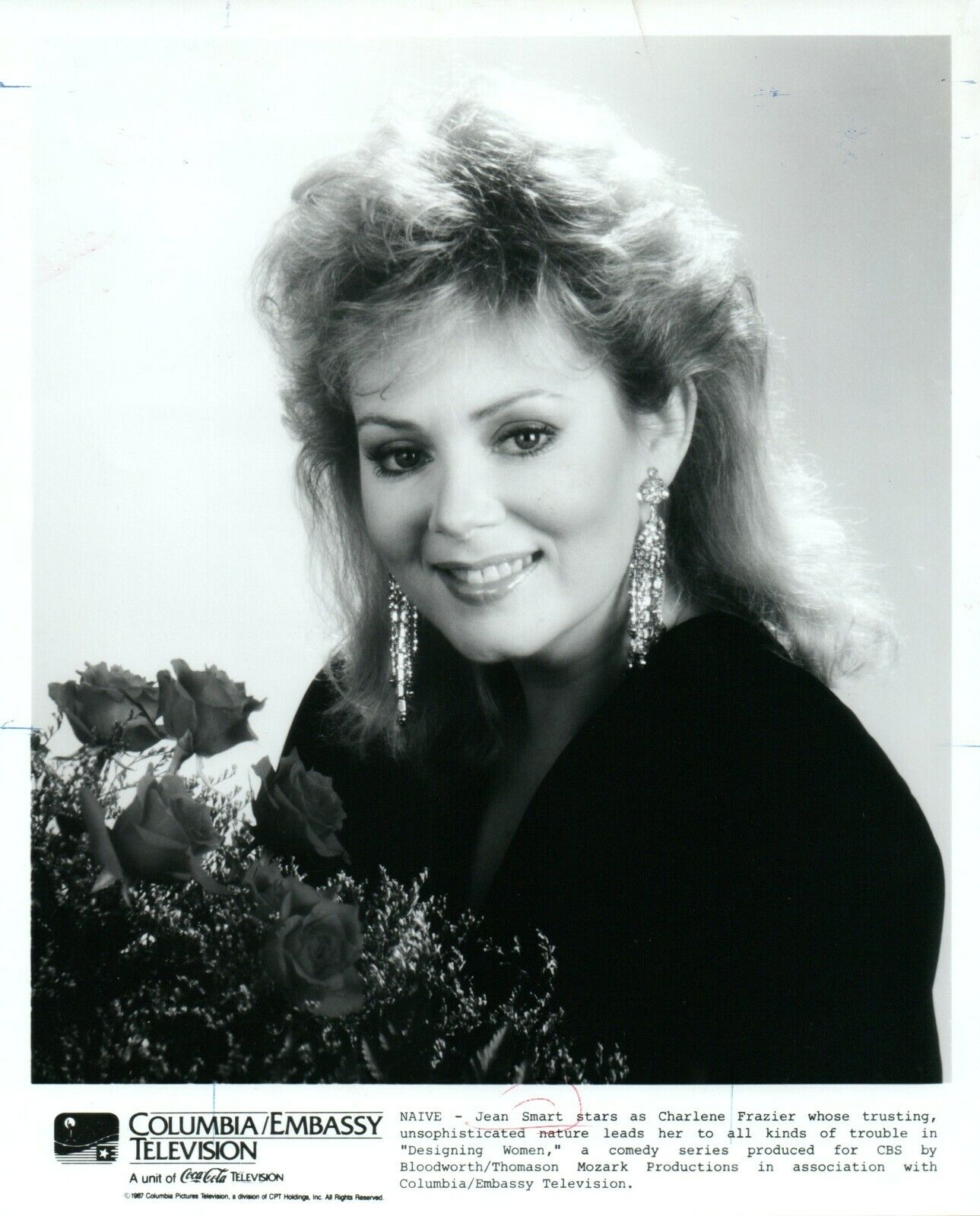 JEAN SMART Actress 8x10 Promo Press Photo Poster painting DESIGNING WOMEN 1987