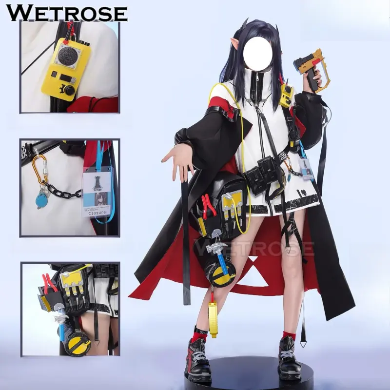 [Wetrose] In Stock Arknights Closure Game Outfit Full Set Cosplay Costume 