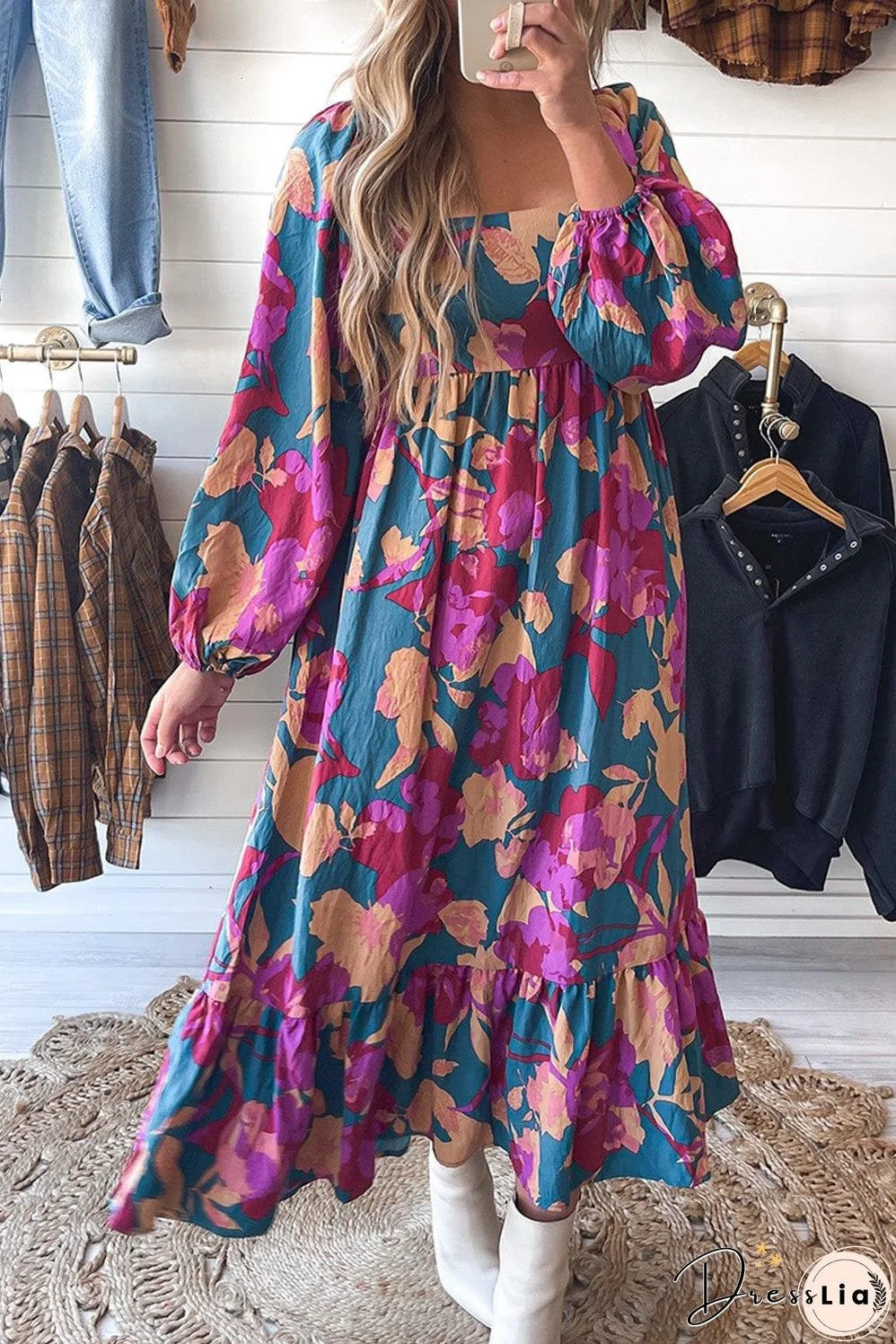 Chic Floral Dress