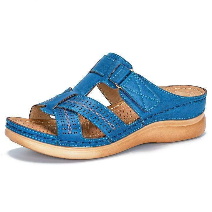 Leather Soft Footbed Arch Support Sandals 2021