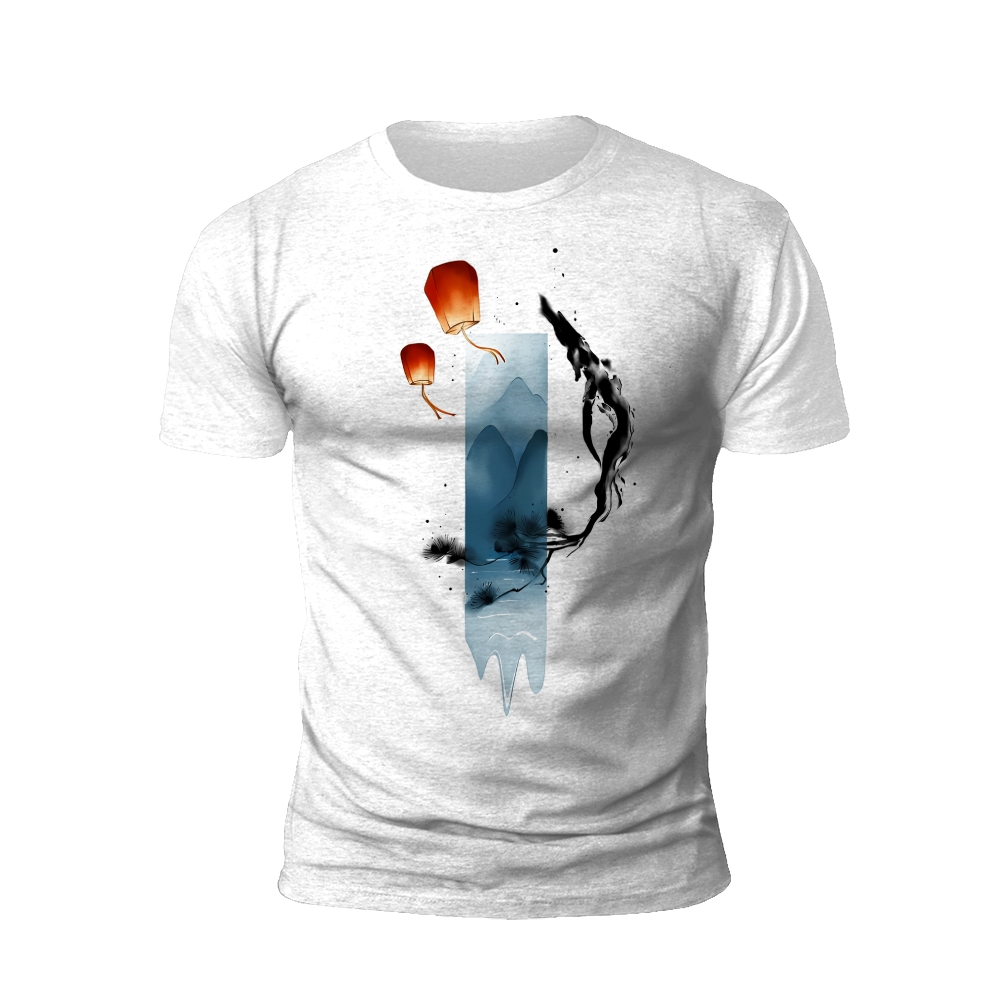 Whispers of the Deep: Jellyfish and Waves T-Shirt