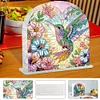 Acrylic Napkin Holder Diamond Painting Kit for Home Table Decor (Hummingbird)