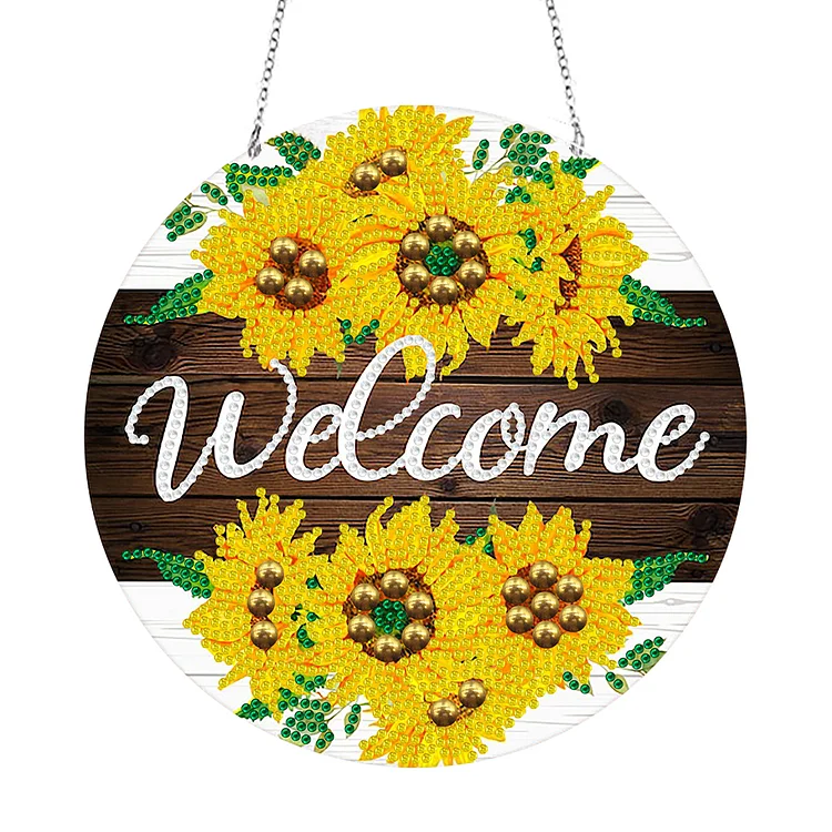 【Key-chain】DIY Crystal Rhinestone Pendants Handmade Sunflower Animal Home Garden Decoration gbfke