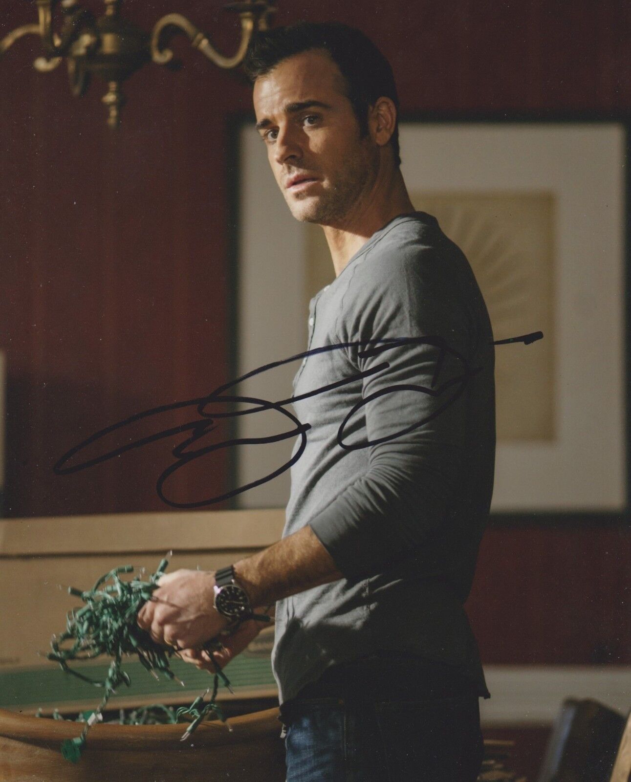 Justin Theroux Signed The Leftovers 10x8 Photo Poster painting AFTAL