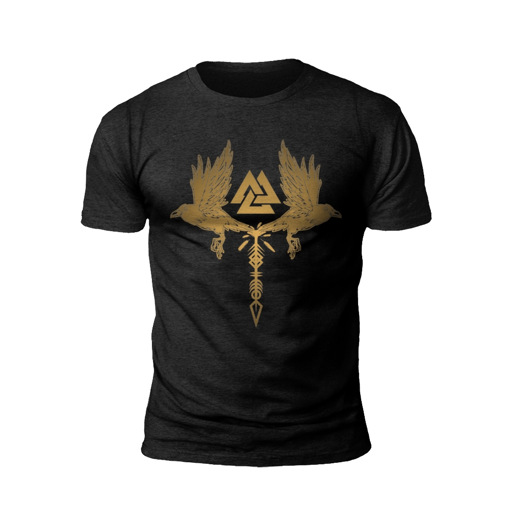 Valkyrie's Choice: The Shieldmaiden's Sigil T-shirt