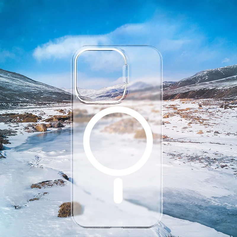 Metal Lens Holder Phone Case iPhone13 /14Magnetic Protective Cover