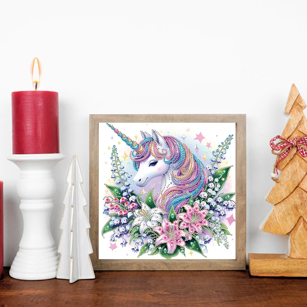 Diamond Painting - Partial Special Shaped Drill - Coffee Flower(Canvas|30*30cm)