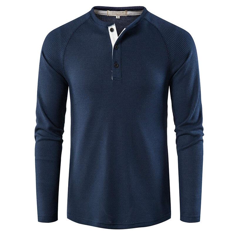 Men Casual Long Sleeve Shirt & Tee