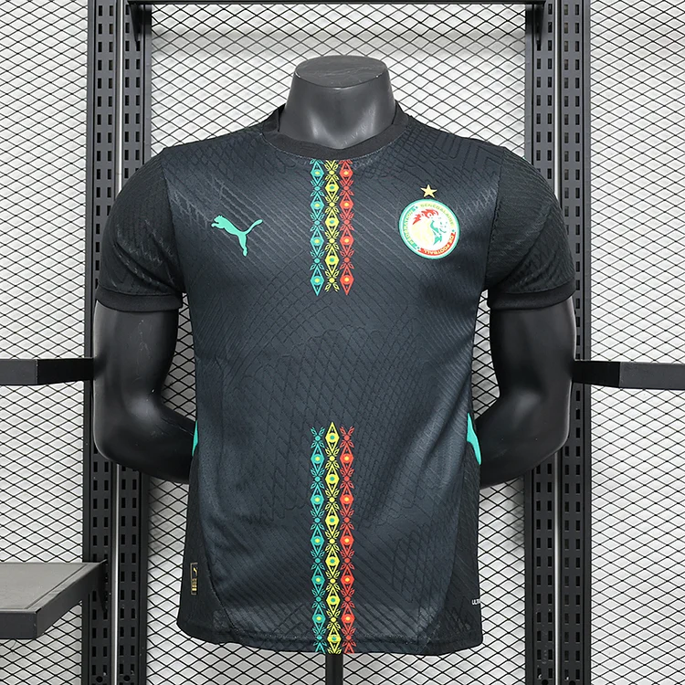 2024 Player Edition Senegal Black Special Edition Football Jersey
