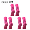 3 pairs Shield Pattern Circular Silicone Non slip Football Socks Men Women Football Socks Training Match Sports Grip soccerSocks
