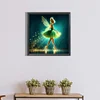 Danse princesse-plein rond diamant peinture-40 * 40cm