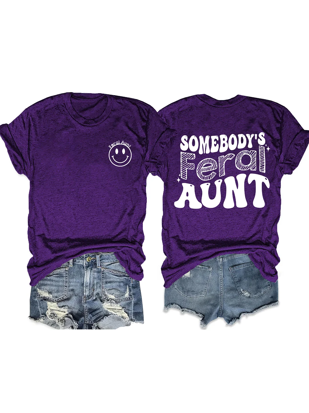 Somebody&rsquo;s Feral Aunt T-shirt