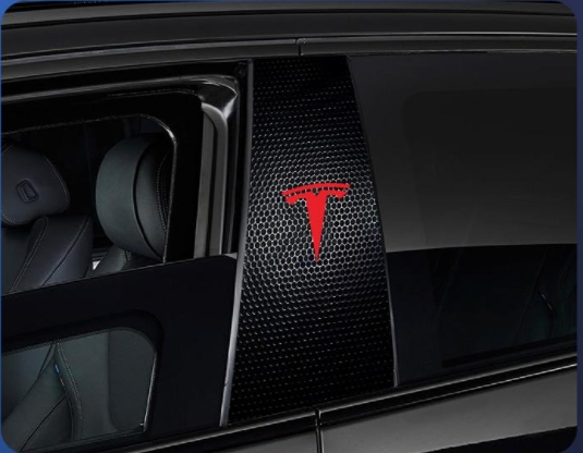 Car Center Column Sticker Personality Creative Decoration Anti-scratch Wear-resistant BC Column Modified Protective Film【2PCS】