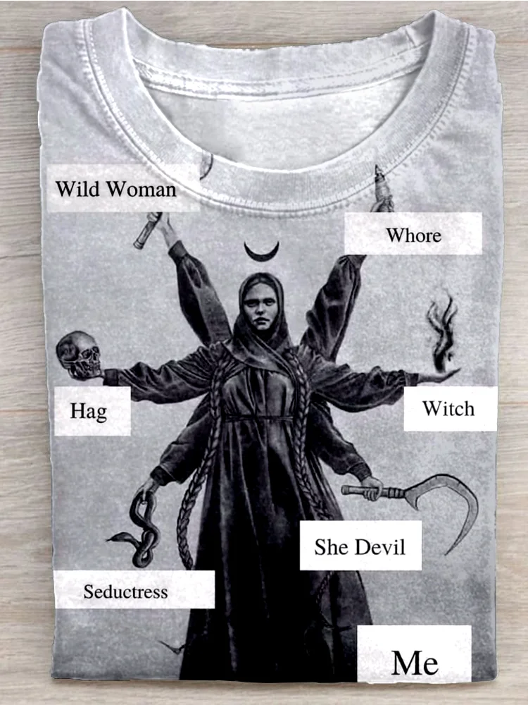 Eagerlys  Wild Woman Whore Art Print T-shirt Eagerlys