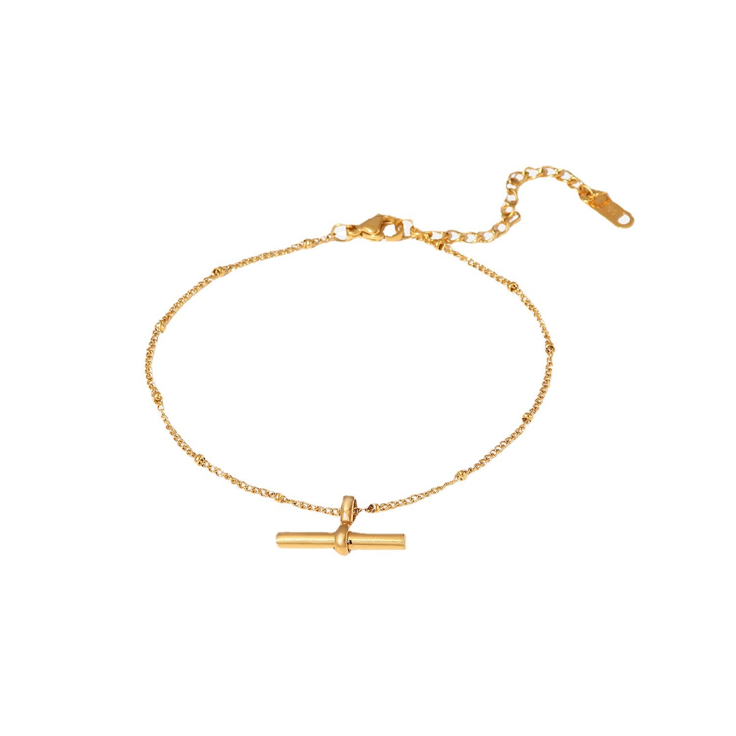 Women Minimalist Geometric 18K Gold Plated Anklets