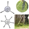 Steel Wire Grass Trimmer Head Cutting Head Weeding Wheel for Home Garden Parking