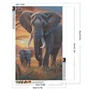 (40*60cm)Elephant - Full Round Drill Diamond Painting