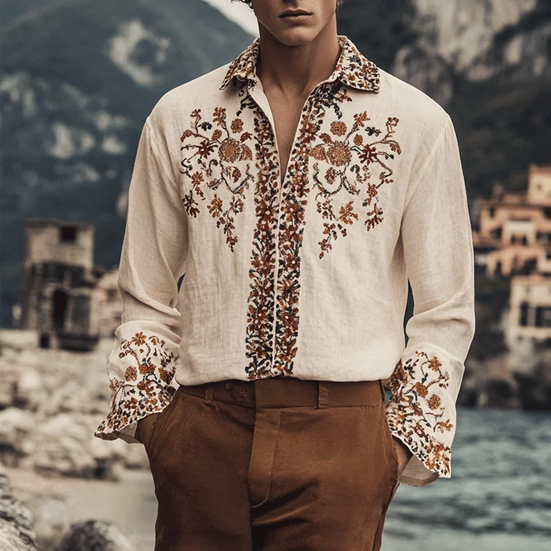 Men's Ethnic Patterns Shirts-inspireuse