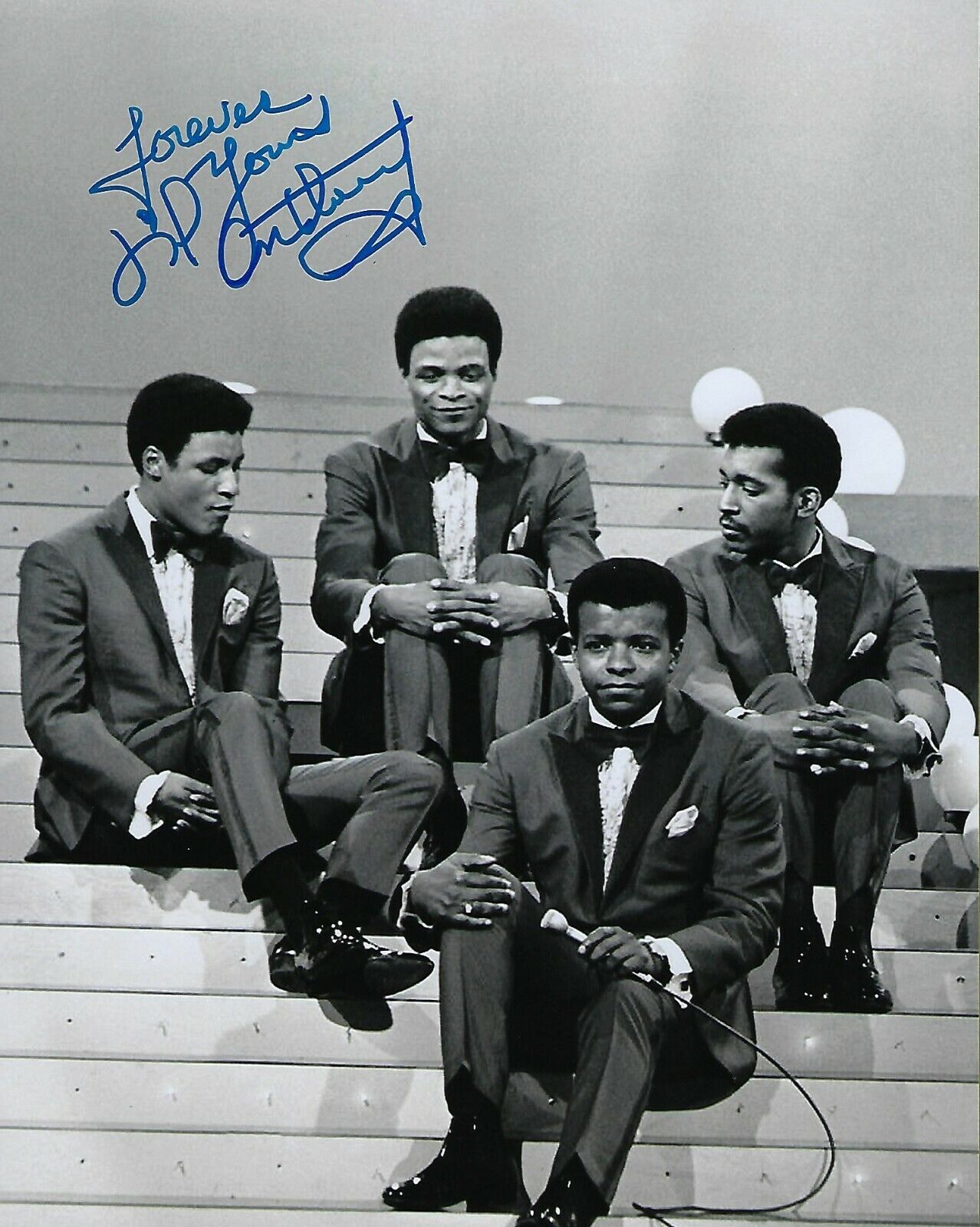 GFA The Imperials Star * LITTLE ANTHONY GOURDINE * Signed 8x10 Photo Poster painting L4 COA