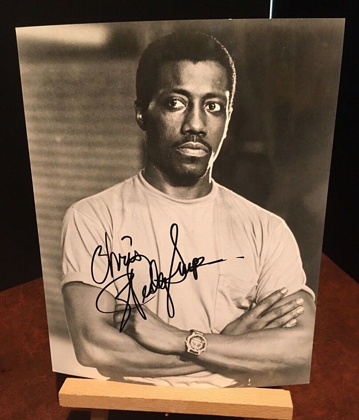 WESLEY SNIPES Rising Sun Genuine Authentic Signed 10x8 Photo Poster painting UACC COA MCU Blade