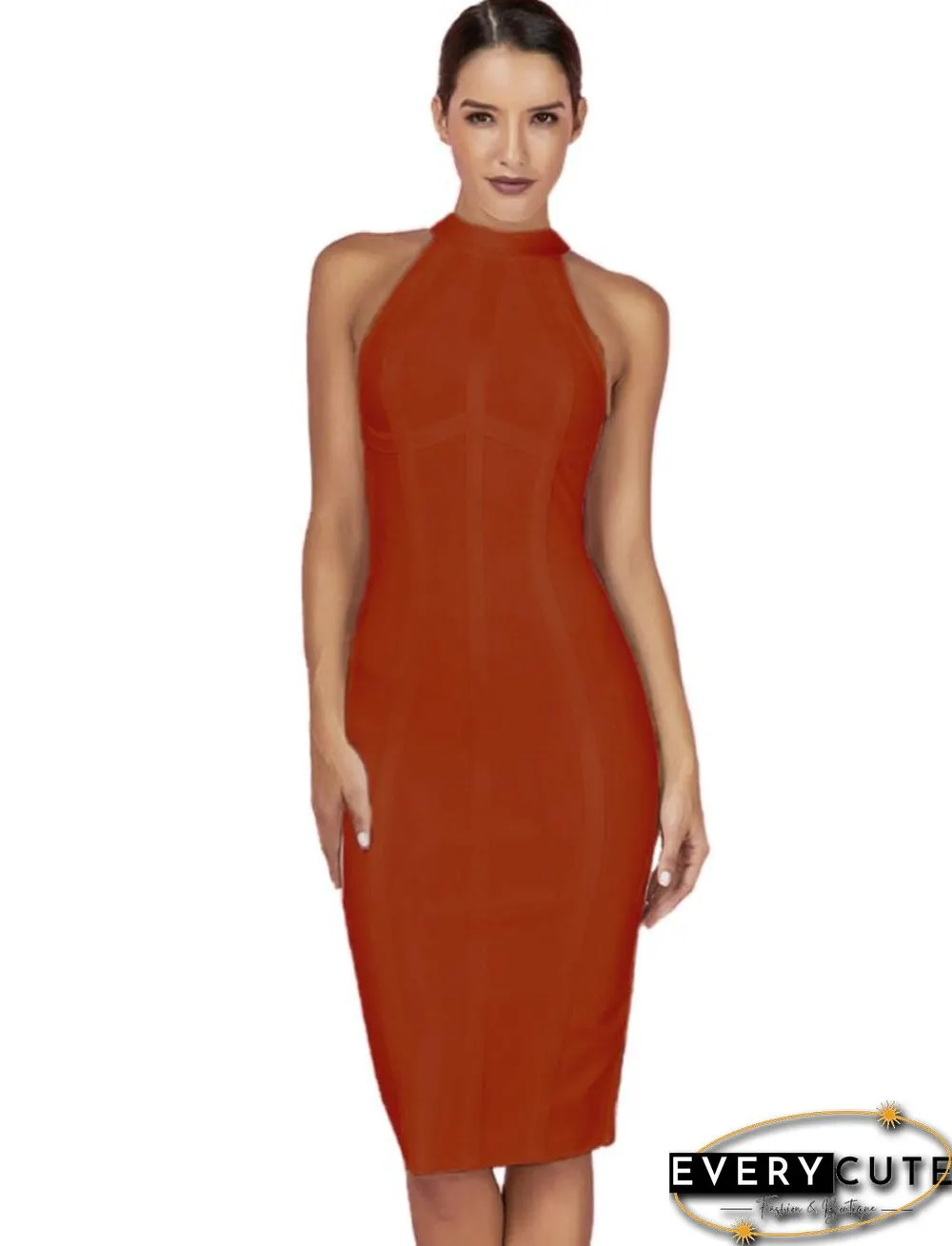 Striped High Quality Midi Party Dress Bodycon for Women New Year sexy red Christmas