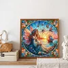 Diamond Painting -5D Full Round Drill Elf Beauty Butterfly(40x40cm)