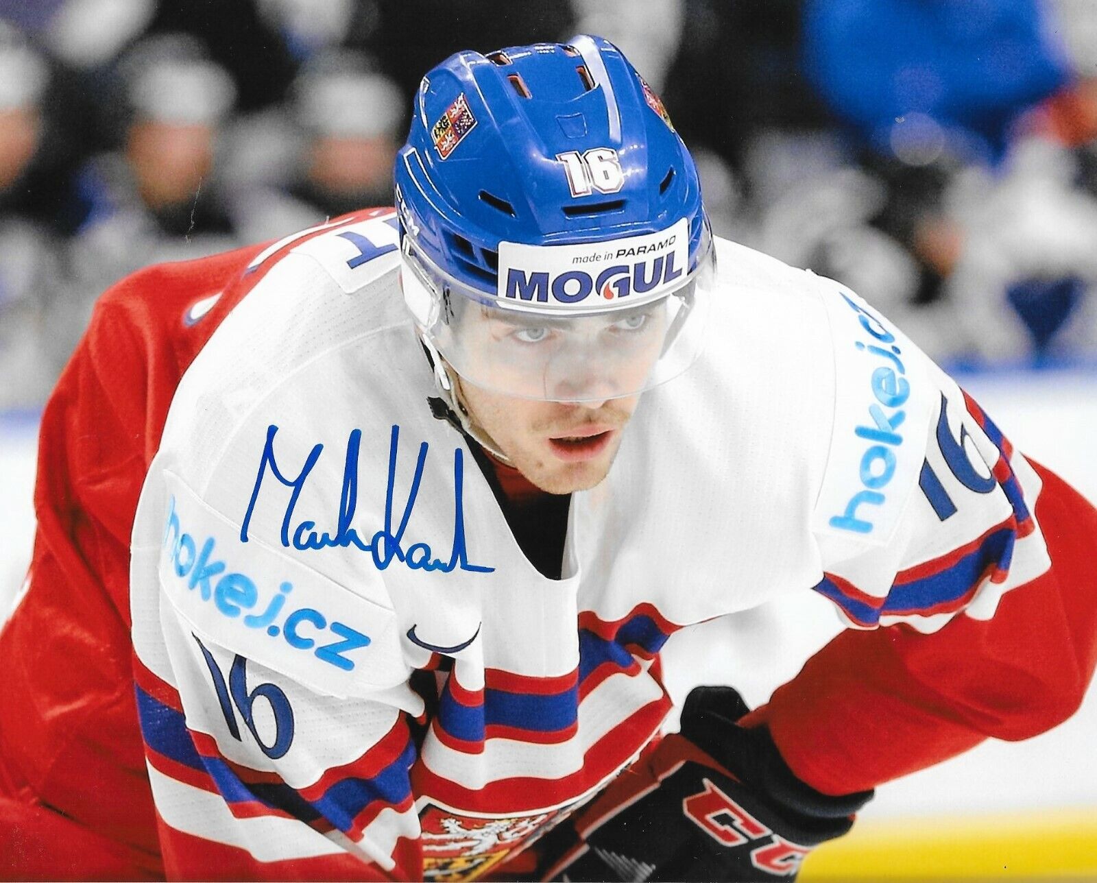 Martin Kaut Colorado Avalanche signed Czech Republic 8x10 Photo Poster painting Proof 2