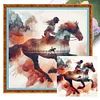 Running Horse-11CT Stamped Cross Stitch 40*40cm/15.75*15.75in tapestrymarket
