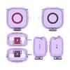 Protective Cover Compatible for Sony LinkBuds Clip WF-LC900 TPU Earphone Case Protective Skin Case with Carabiner Anti Scratch & Shockproof