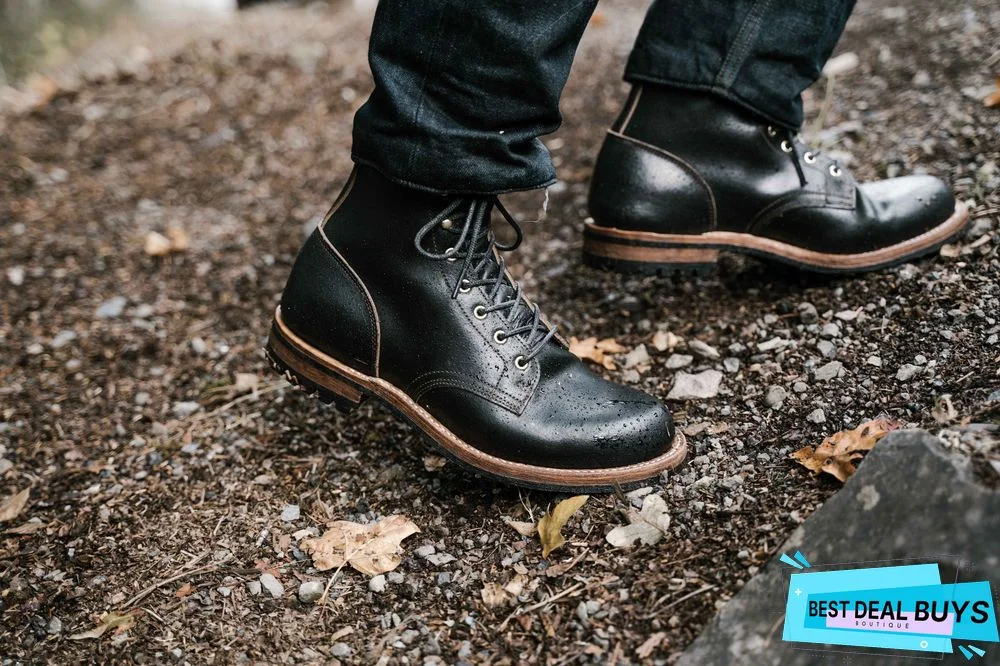 Cow Split Leather Men Boots Comfortable Boots Men Footwear Rubber Ankle Boots Men's Shoes