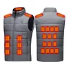 25 Heating Zones Smart Electric Heated Vest USB Stand Collar Thermal Clothes