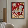 Diamond Painting-DIY Special Shaped Drill Pearl Painting Horse(35x45cm)