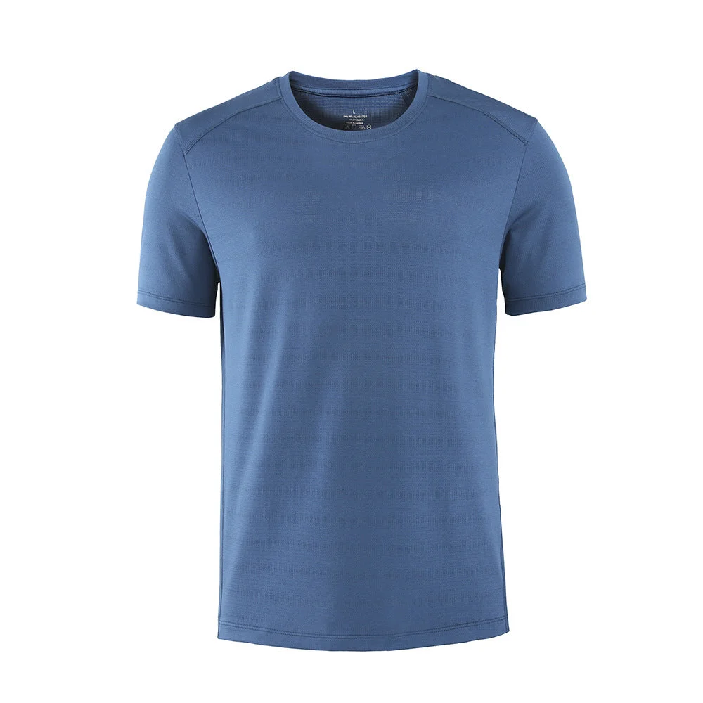 Men's Quick Dryer Round Neck Short Sleeve Fitness Sports T-Shirt